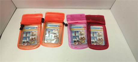 Lot of waterproff phone bags