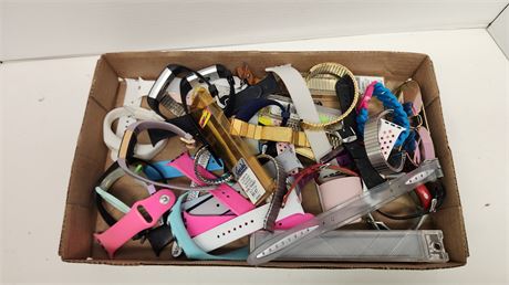 Lot Of Various Watch bands & Watches