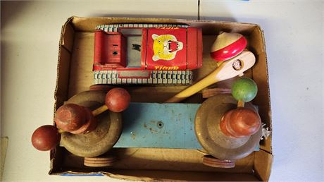 Lot Of Vintage Old Toys
