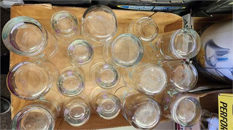 Lot Of Drinking Glasses