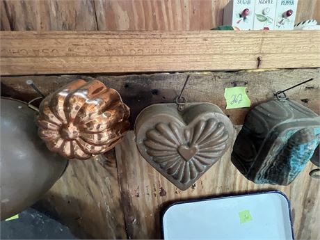 Vintage Metal Molds