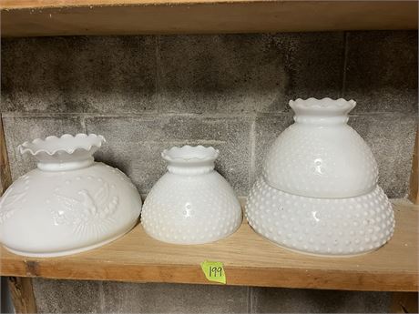 Milk Glass Lamp Shades