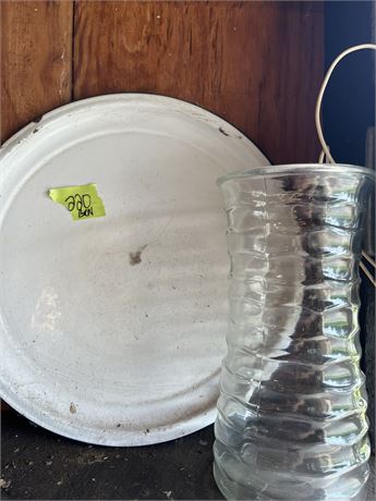 Metal Plate, Vase