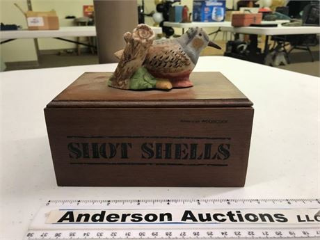 Vintage Ammo Trinket Box