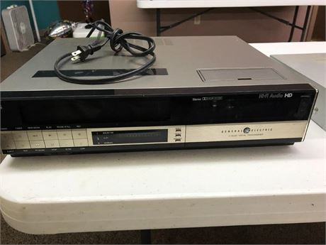 General Electric Hi-Fi Audio HD Stereo VHS