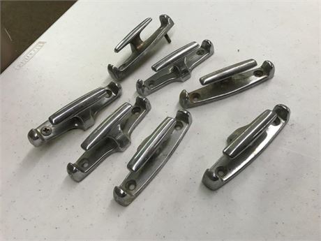 FORD OEM VINTAGE CHROME TIE DOWN CLEATS D3TB-9900064-AC BED HOOKS BRONCO TRUCK
