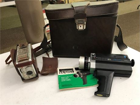Kodak Brownie & Montgomery Ward 761 XL Cameras