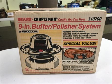 Craftsman 9-in. Buffer/Polisher System
