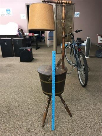Vintage Bucket Lamp