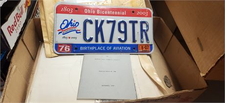 License plates and stencils
