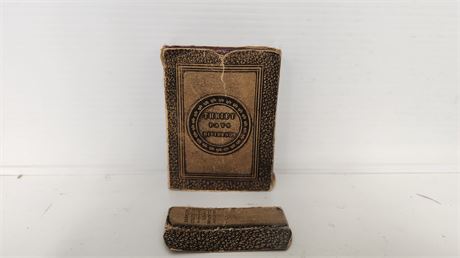Small Vintage Metal Bank With Original Box. Box Is Damaged