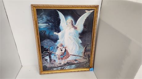 Framed Angel Art Work