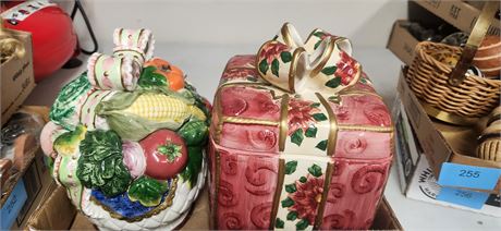 2 Unique Cookie Jars