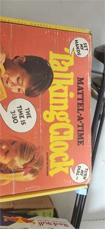 Mattel Talking Clock