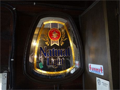 Lighted Natural Light Sign