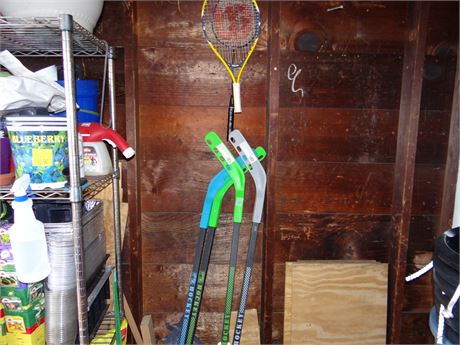Hockey Sticks and Tennis Rackets
