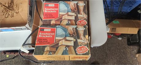 2 Sears/Craftsman Saw Horse Brackets