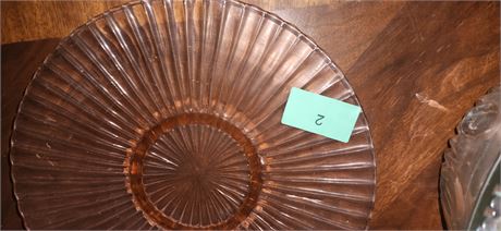 Punch Bowl, glasses and serving plate