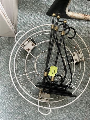 Plant Stand with Wheels, Hooks