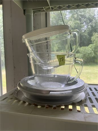 Measuring Pitchers, Pie Pans