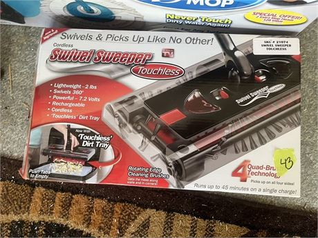 Swivel Sweeper, In Box