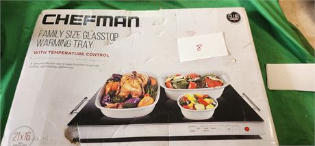 Chefman warming tray (new)