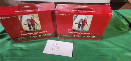 2 boxes of photo paper