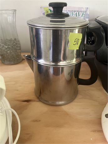 Vintage Drip-o-Lator Stove Top Coffee Pot
