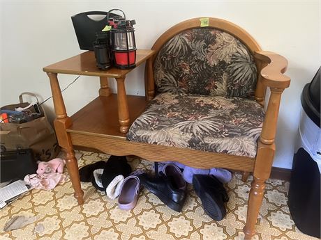 Bench with Side table