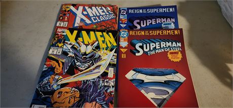 4 comic books