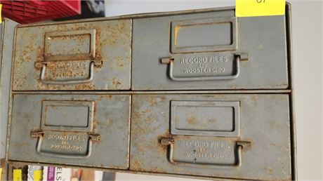 Empty Metal Storage File Drawer