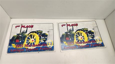 2 Metal Signs