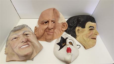 4 Vintage Halloween Mask