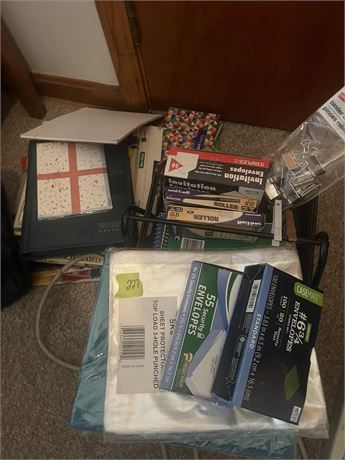 Office Lot, Paper, pens, misc.