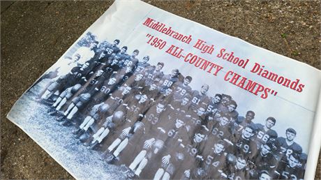 1950 Middle branch High School Diamonds Football Team Picture