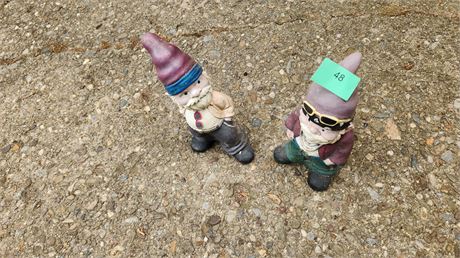2 Garden Gnomes