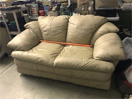 Loveseat Couch-Vinyl