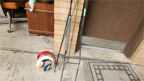 Cleveland Indians Tiki Torch & Shepard Hooks