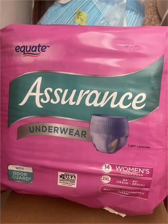 Assurance Underwear Lot