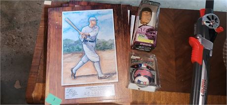 Lot of Baseball items