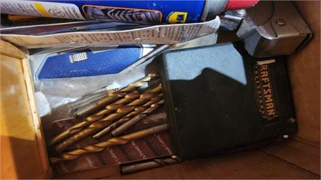 WD40 & Craftsman Drill Bits & Miscellaneous Tools
