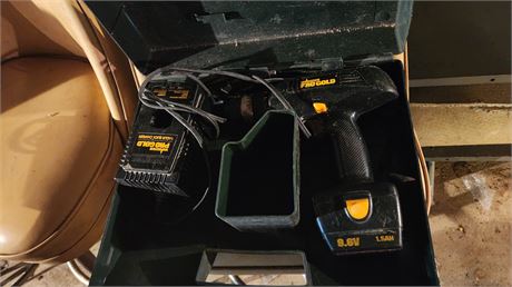 Wagner Pro Gold Drill & Charger & Case