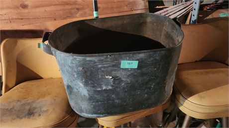 Galvanized Vintage Tub