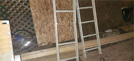 Aluminum extension ladder
