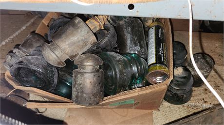 Vintage Glass Insulators