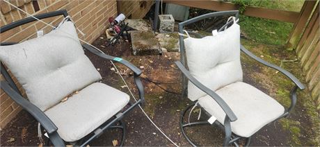 Pair of Chairs and Umbrella