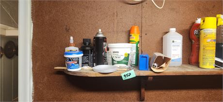 Laundry room shelf cleanout