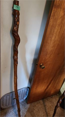 Wood Carved Walking Stick