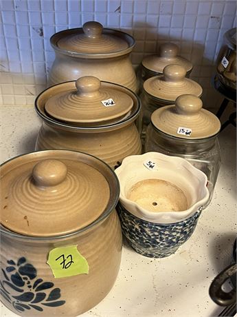 Pfaltzgraff Ceramic Canisters