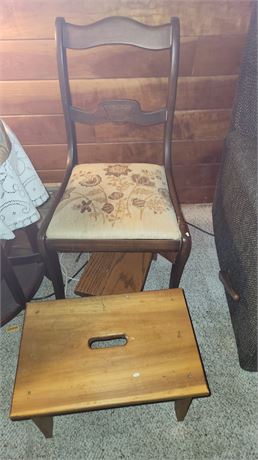 Small bench & chair